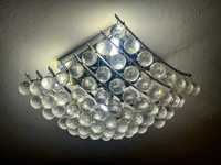 Lampa plafon sufitowy z kryształkami Zuma Line MEDEL, żyrandol