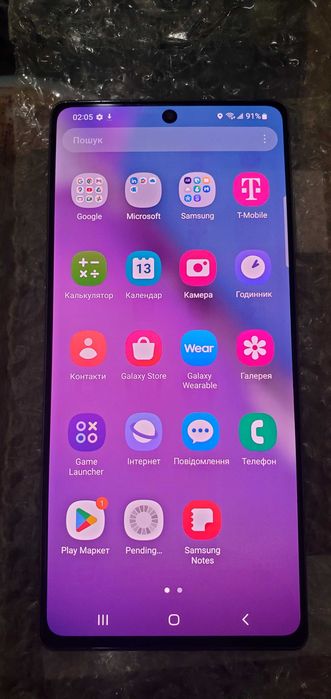 Samsung Note 20 5G, 6.7" 8/128Gb, середнє вигорання екрану