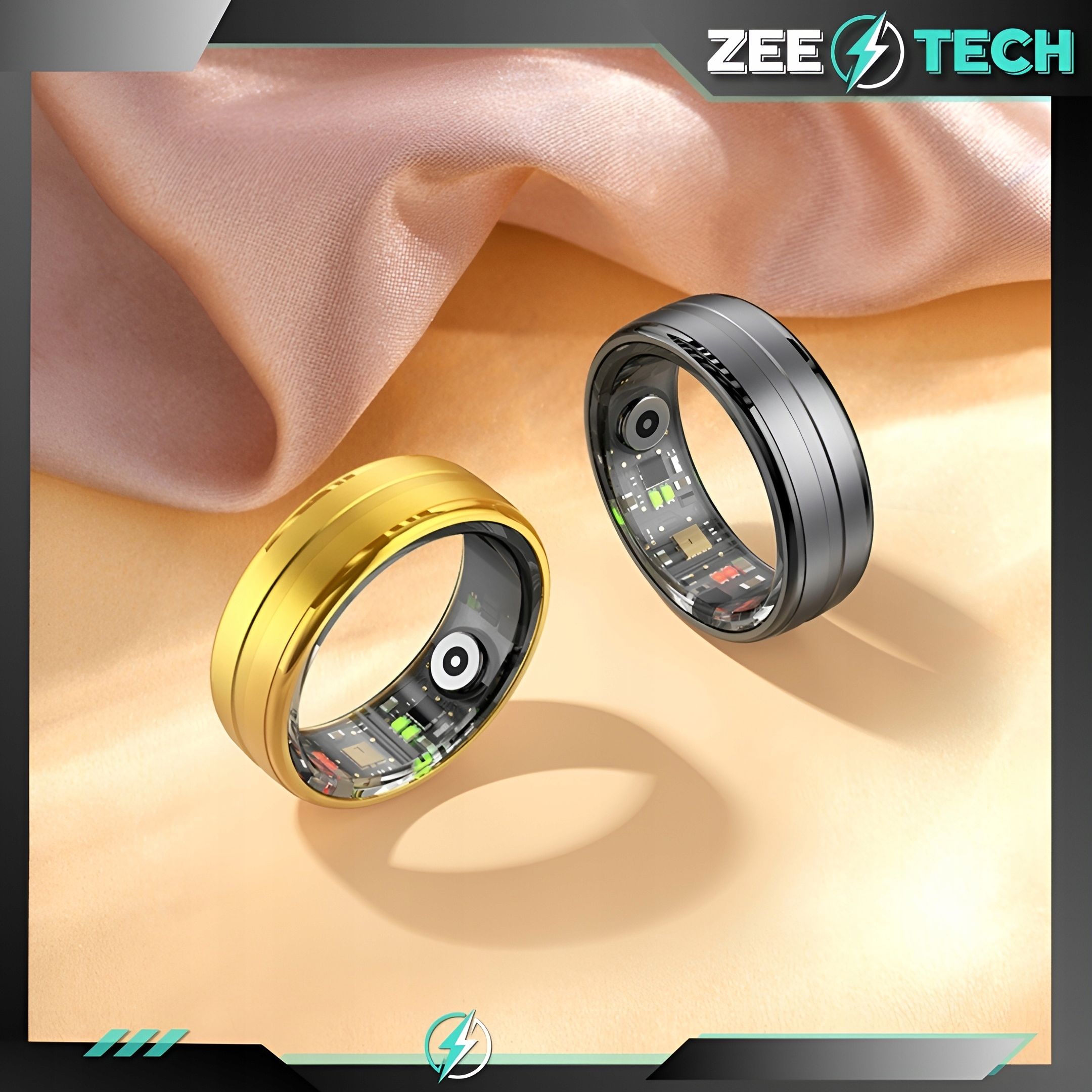 Smart Ring Inteligentny Pierścionek Tętno Sen Rozmiar 25 Smartring