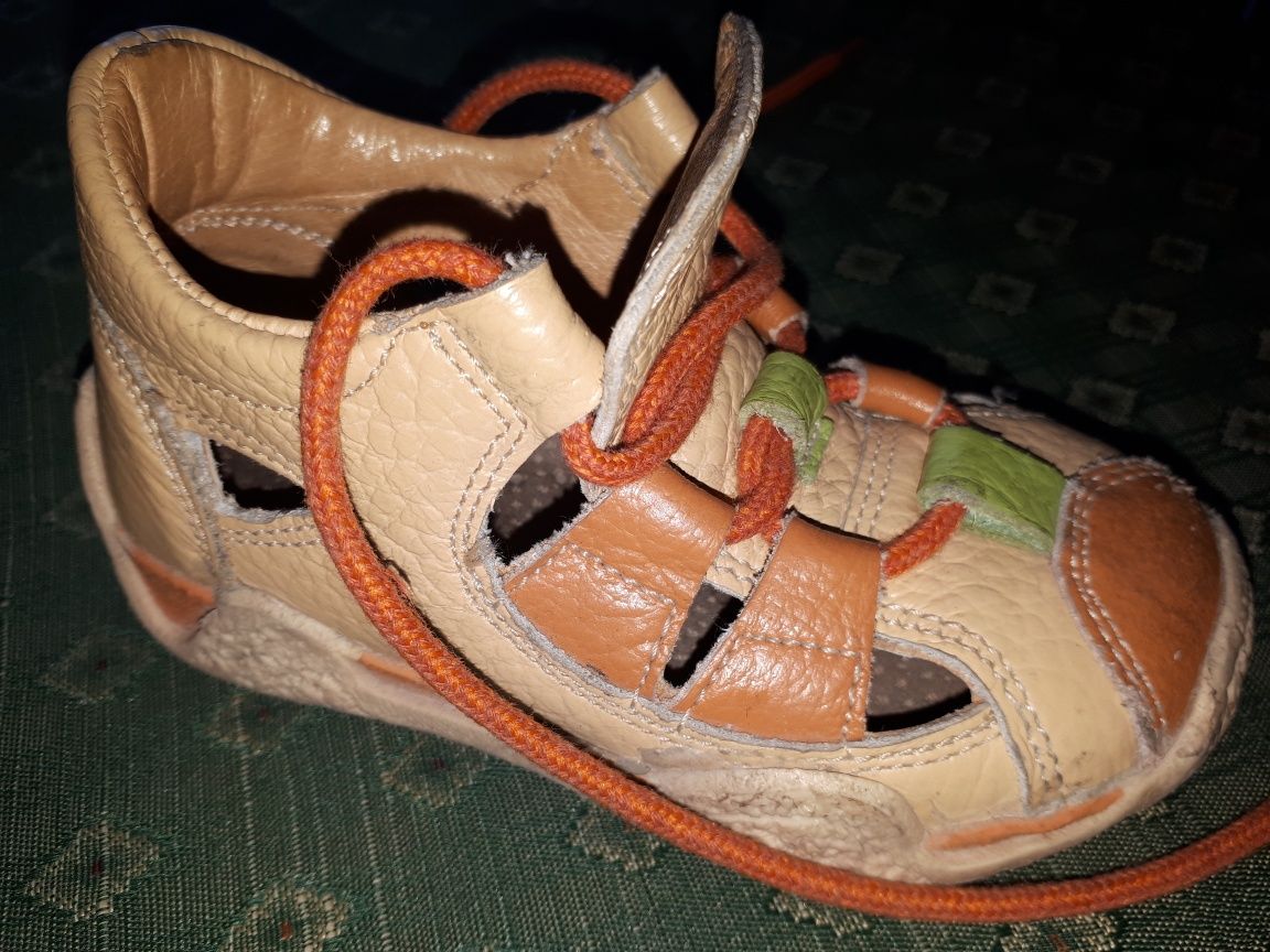 Sandały skórzane sandałki Jamet rozmiar 21