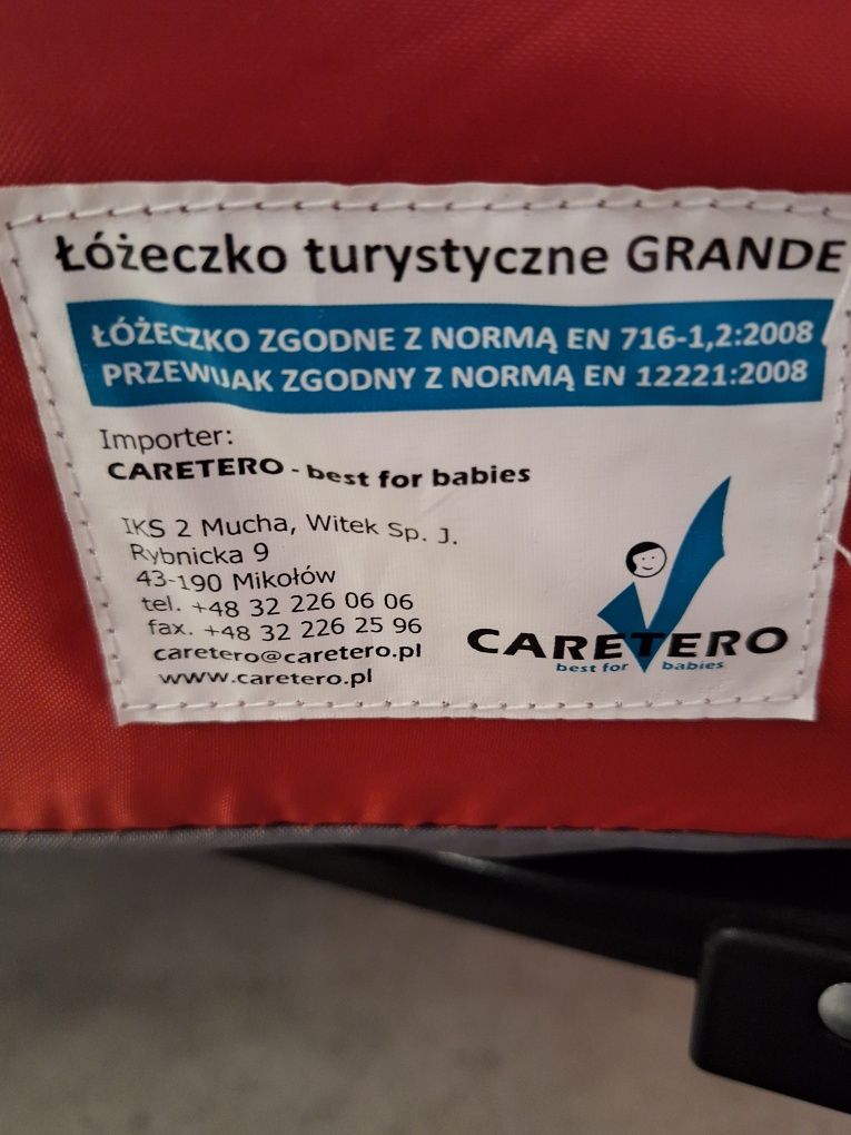 Łóżeczko turystyczne dziecięce Caretero Grande łóżko dla dzieci