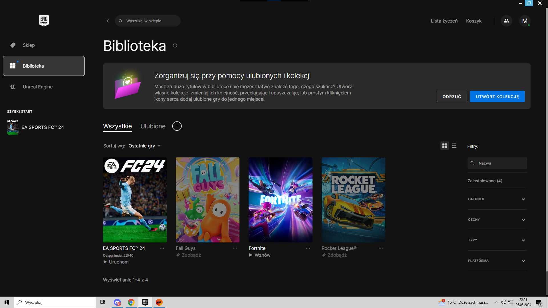 ea fc 24 pc epic games/ea app