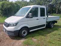 Volkswagen Crafter 2019r SALON 2.0 TDI 7 osób 140 KM osobowy skrzynia DOKA Idealny  VW Crafter 2019r SALON 7 osób osobowy doka skrzynia paka Idealny paka