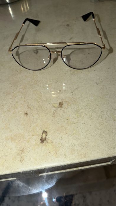 Óculos Dolce & Gabbana – armação metal dourado c/ estojo original