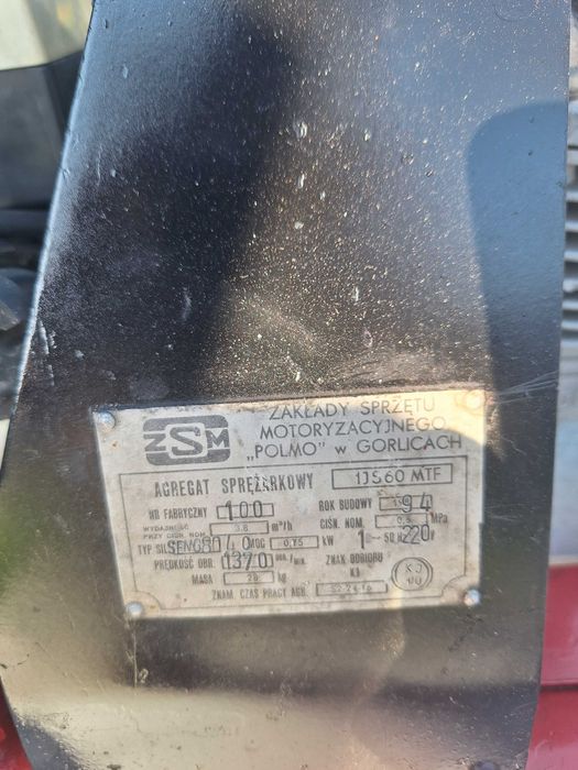 Agregat sprężarkowy 1JS60 MTF 230V