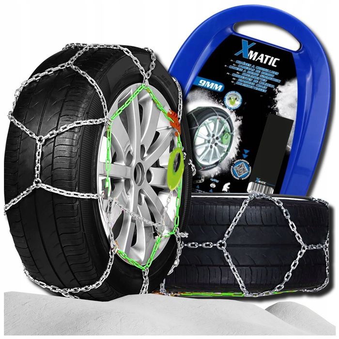 Łańcuchy Śniegowe Kn130 Greenvalley 9mm Xmatc R15 R16 R17 R18 R19 R20