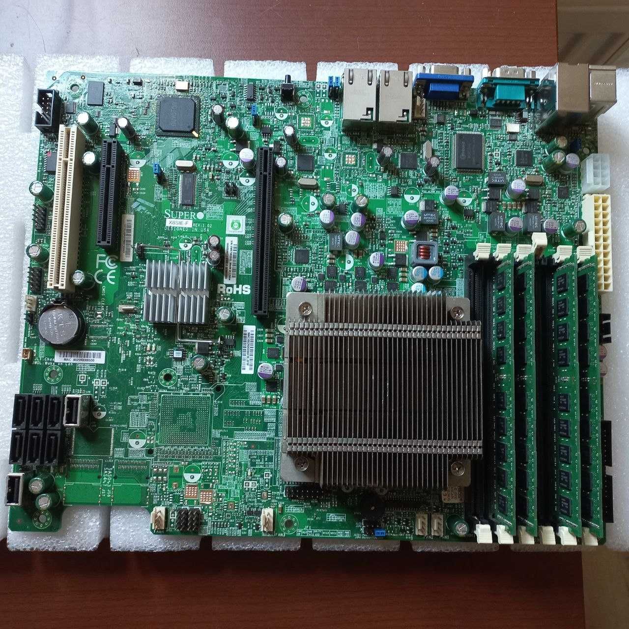 Серверні материнскі плати Supermicro X8SIE-F,IPMI,ATX,Socket LGA 1156
