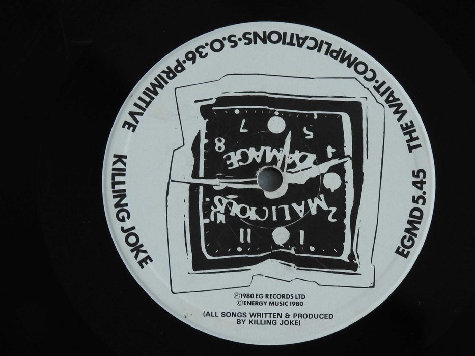 KILLING JOKE LP UK оригинал 1980 коллекционная пластинка Британия VG+