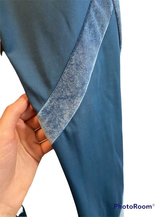 legginsy zara sportowe mesh niebieskie 158-164cm