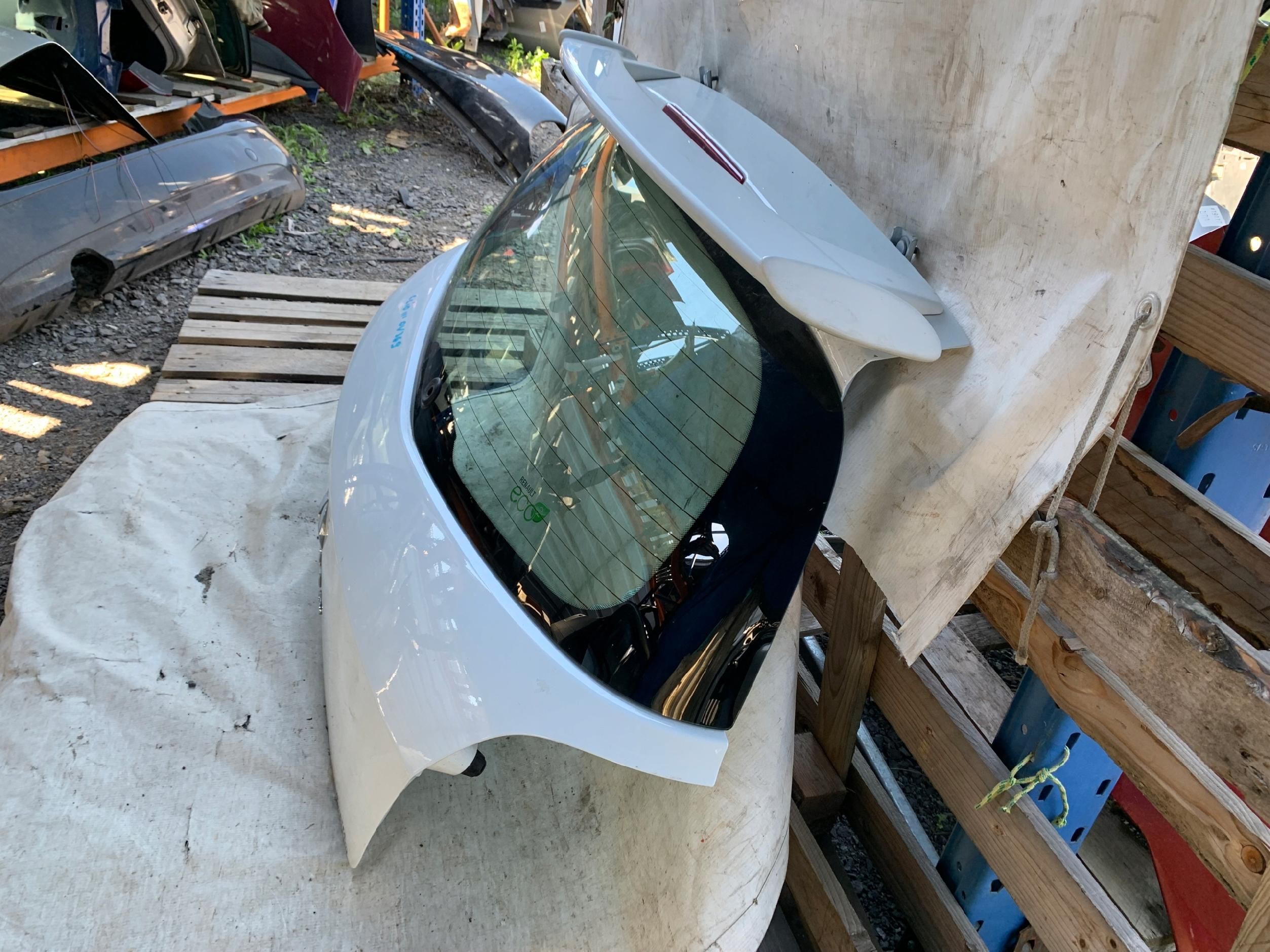 renault clio iii klapa bagażnika ov369 + spoiler lotka gt rs tuning