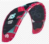 Kite ELEVEIGHT RS v7 model 2024 17m2 stan JAK NOWY kolor DARK GREY/RED