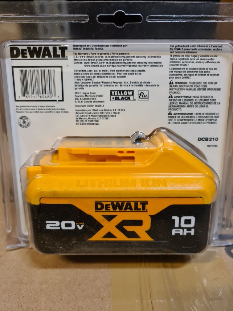 Bateria DeWalt 10ah XR 20v DCB210