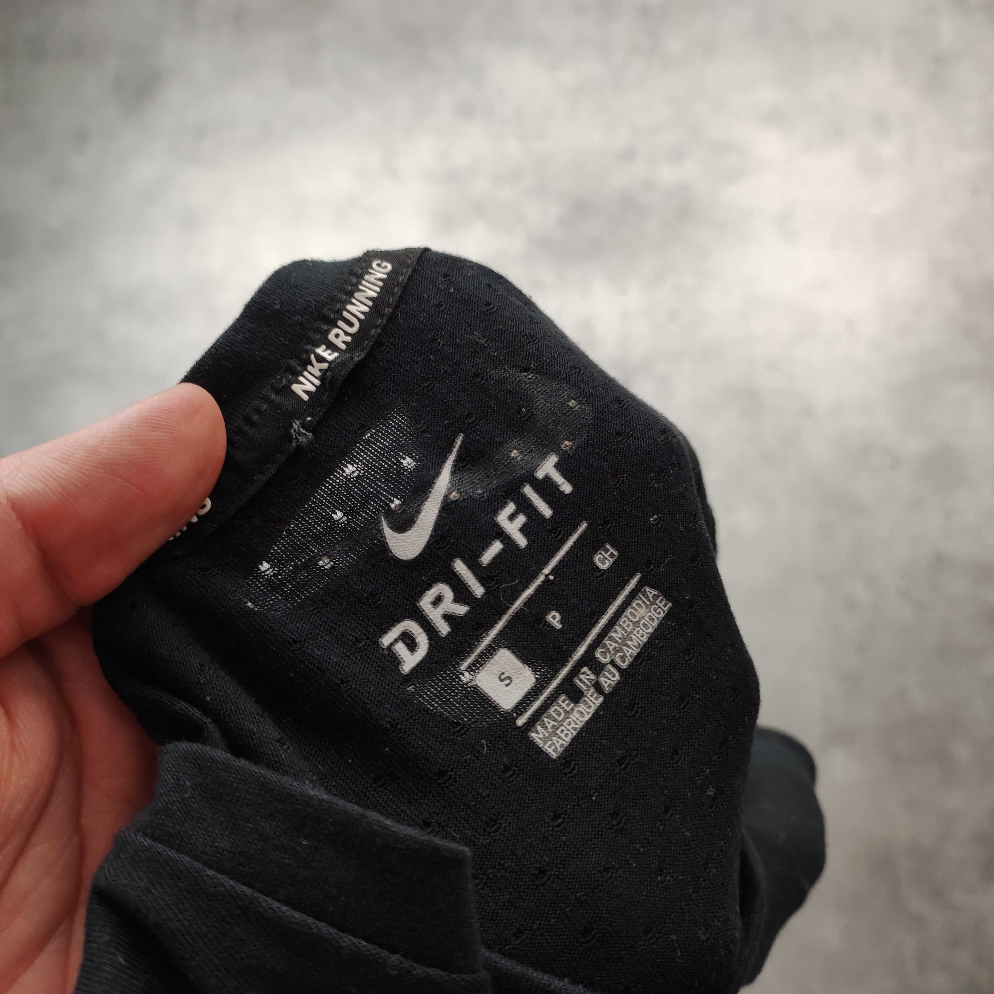 MĘSKA Koszulka Sportowa Bez Rękawków Nike Czarna Dri-Fit Logo Siłownia
