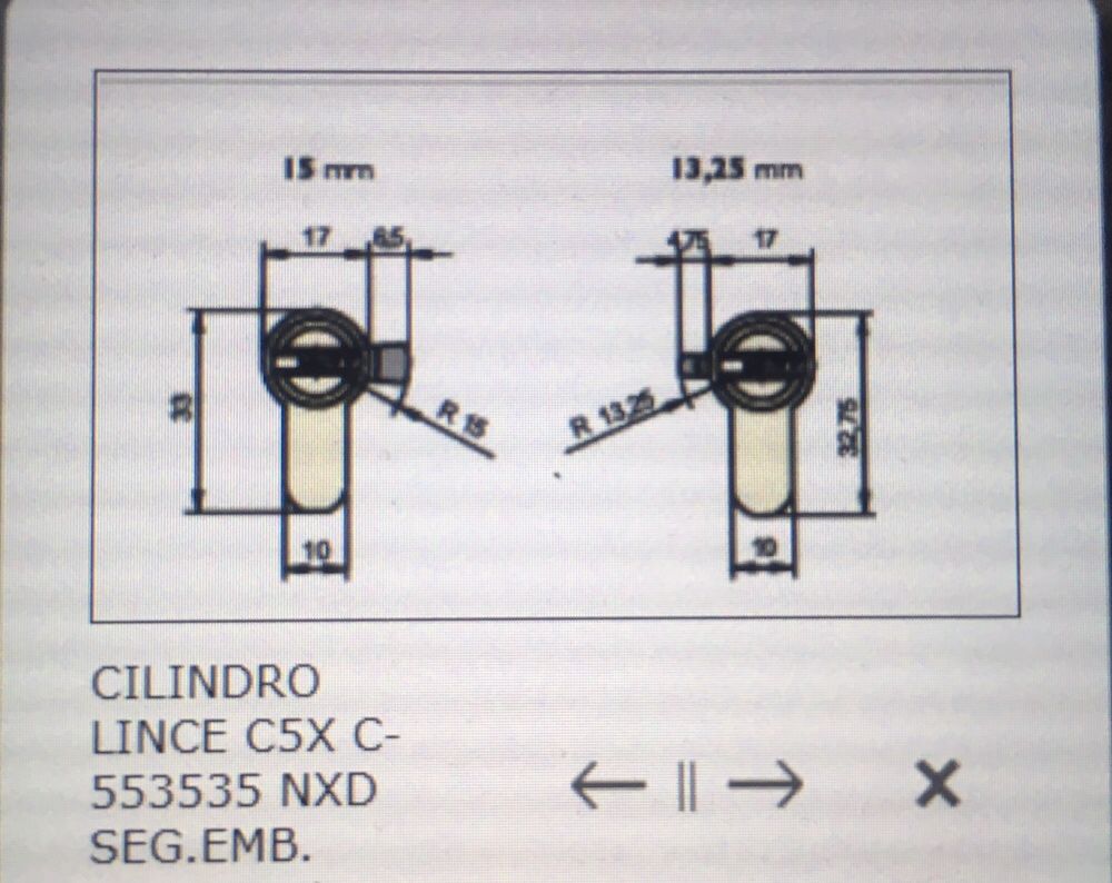 Cilindro alta segurança Lince 5CX (35/35)