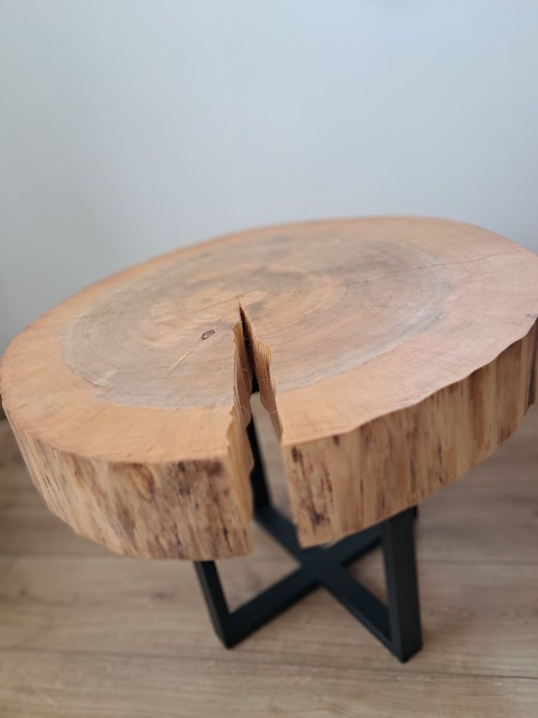 Stolik dębowy styl loft