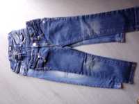 2 calças de ganga Benetton skinny tamanho 3-4 anos