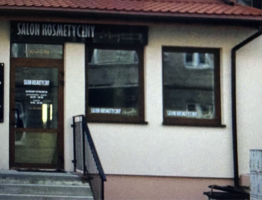 Drzwi aluminiowe przeszklone - Dąb