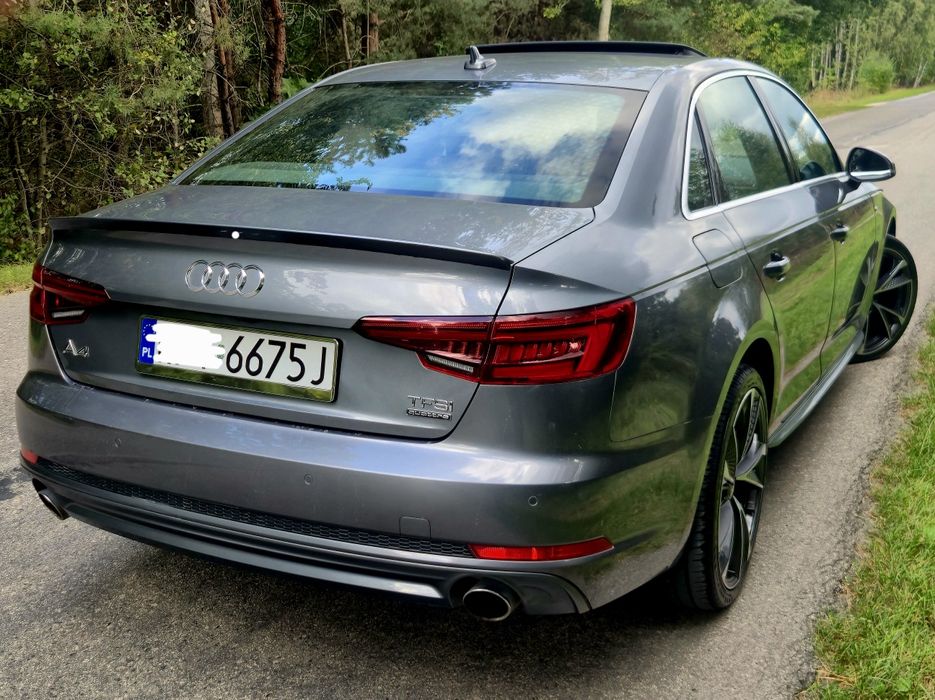 Audi a4 b9 2.0 252KM_80tyś km_Quattro_S-Line_Skóra_Bogate wyposażenie