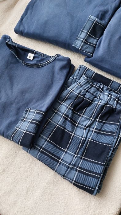 Тепла чоловіча піжама 44-54р, пижама для подростка, теплая мужская пиж