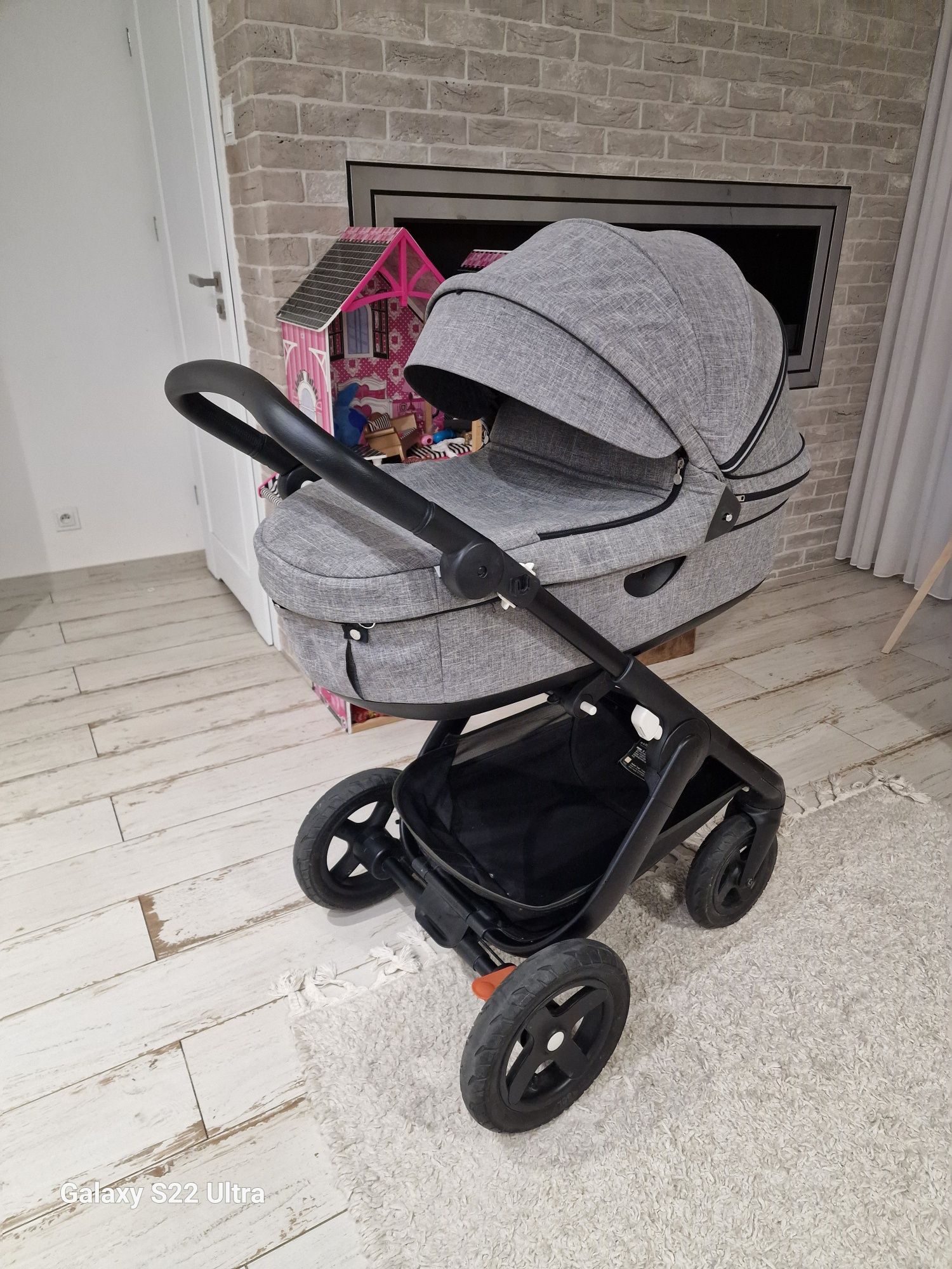 Wózek dziecięcy  Stokke Trailz Black Melange 3 w 1 +dodatki
