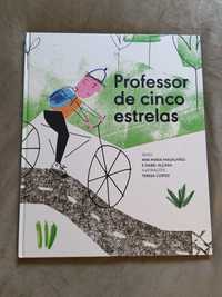 Livro "Professor de Cinco Estrelas"  inclui  boné branco