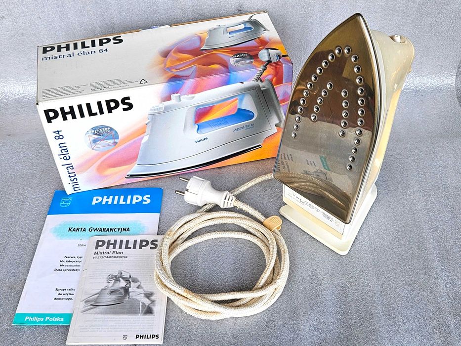 Żelazko PHILIPS 1450W Mistral Elan 84 HI284 sprawne