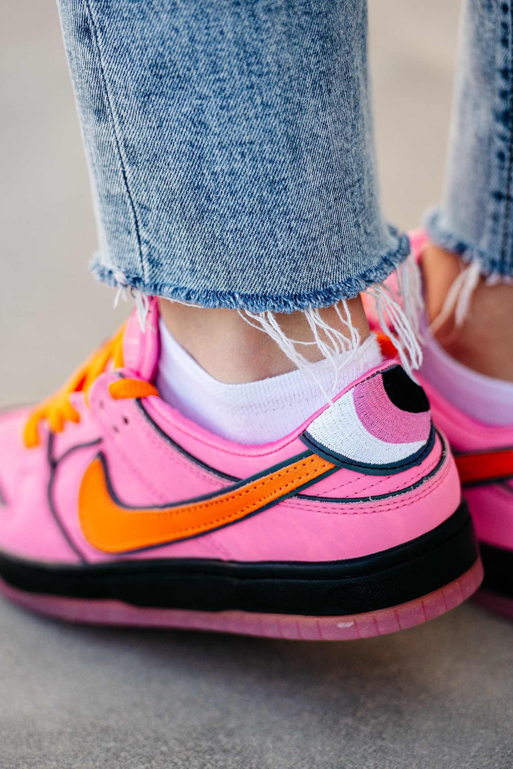 Кроссовки Nike SB Dunk Low x Powerpuff Girls Pink