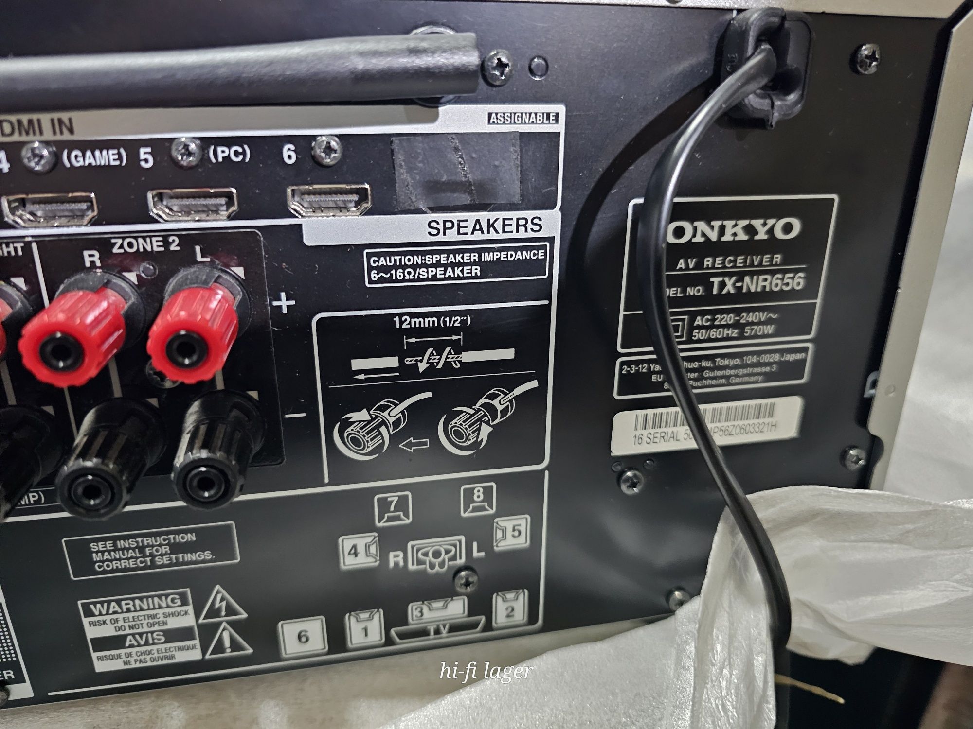 Onkyo tx nr 656 ресивер  ATMOS 7.2 160 Вт 4K Ultra HDMI ACR WiFi Новий
