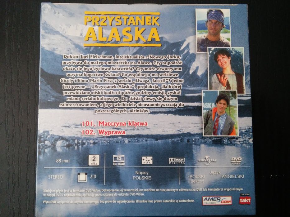 Przystanek Alaska płyty DVD nowe PL