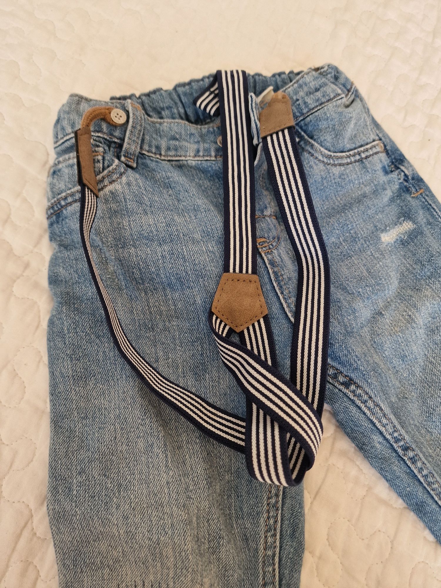 Spodnie jeans 92 H&M