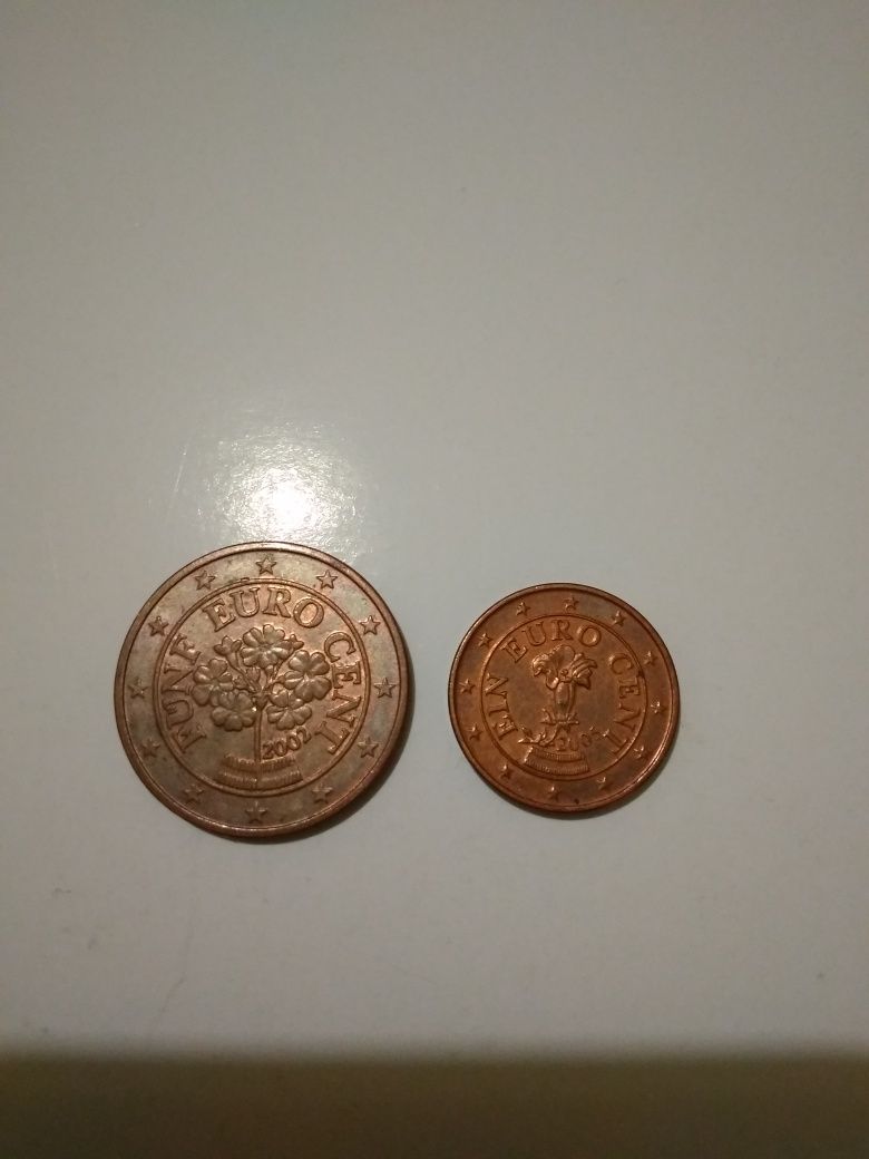 Монеты Эмираты, Турция, Евро