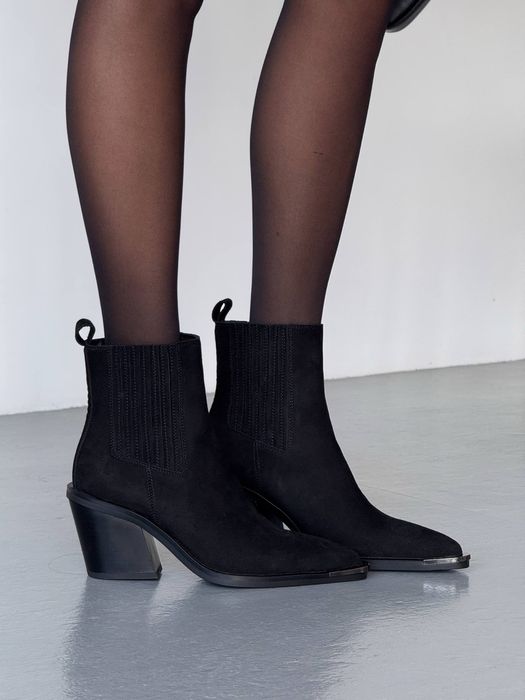 Жіночі черевики КОЗАКИ.Натуральна замша та шкіра