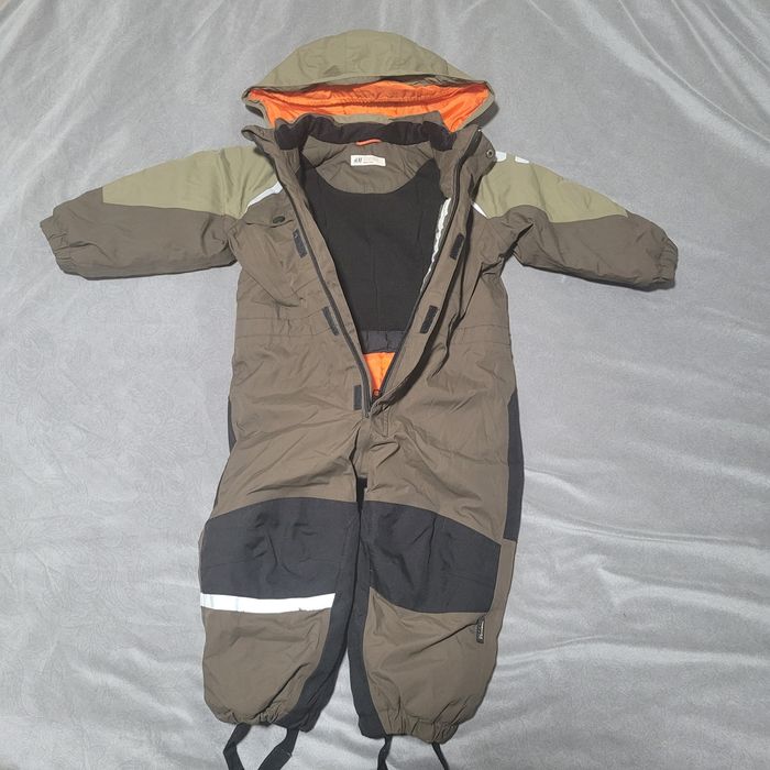 Hm kombinezon 92 brąz khaki ciemna zielen