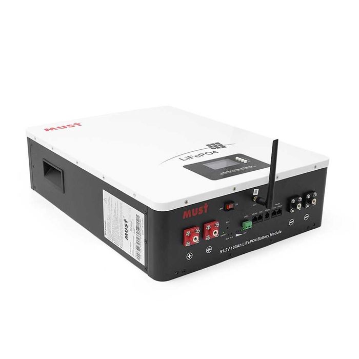 Акумуляторные батареи Must LiFePO4 12,8V; 25,6V; 51,2V