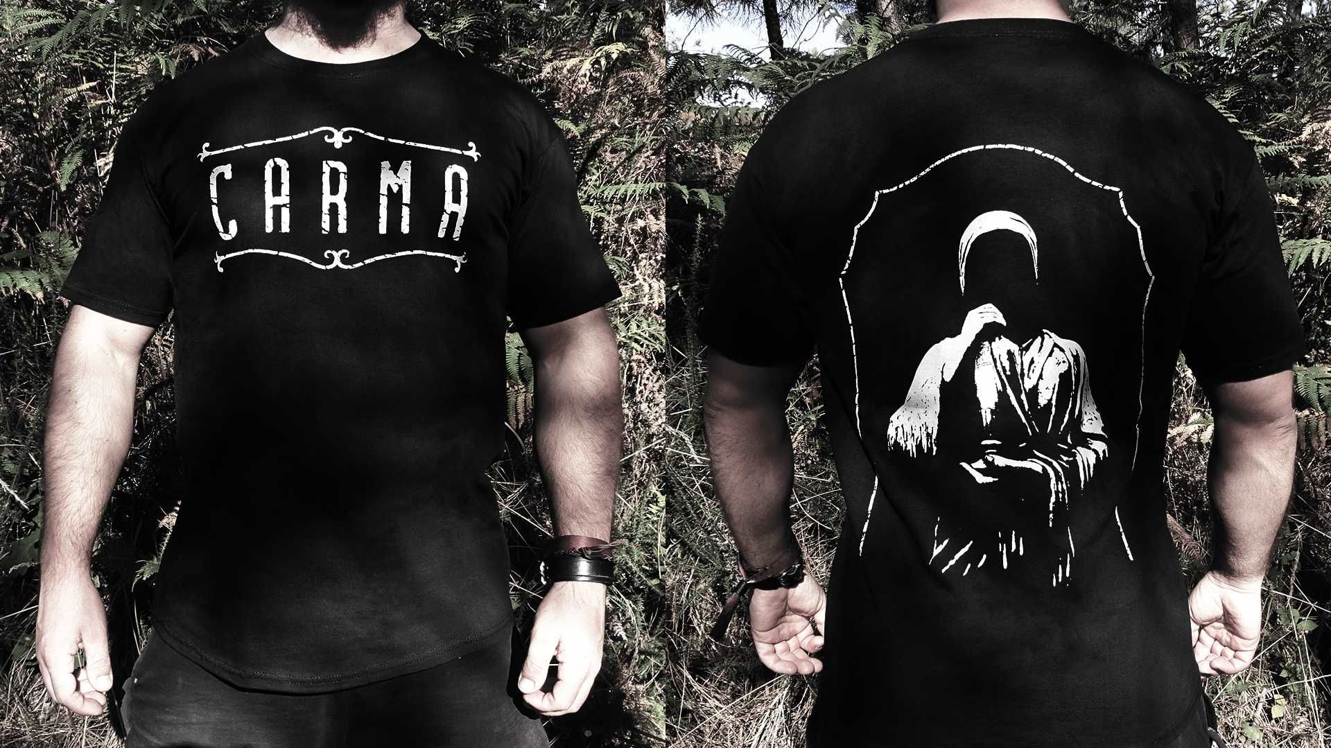 Tshirt Banda Carma Fado Funeral Doom Black Metal S M L XL XXL Unissexo
