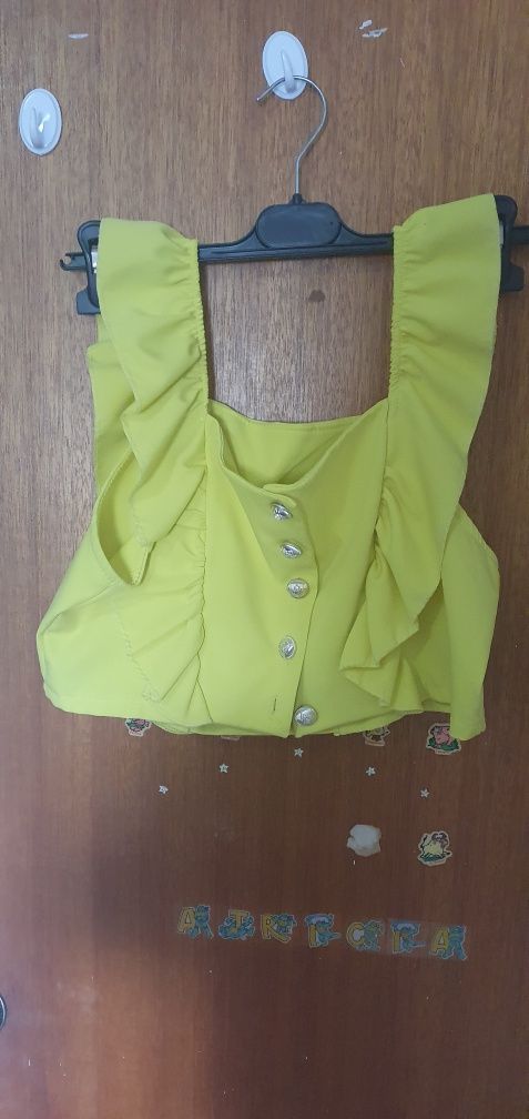 Conjunto calças e tope
