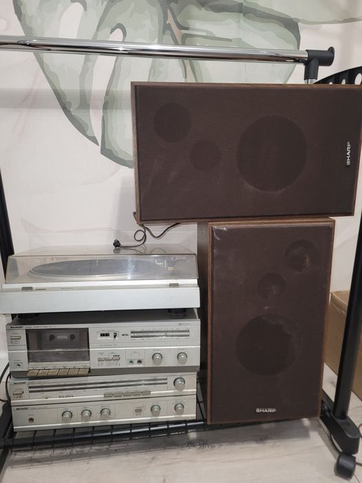 Głośniki, radio, gramofon, zestaw SHARP