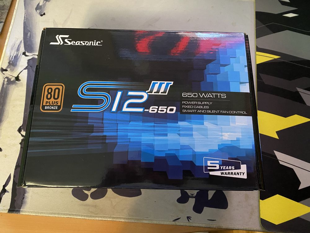 Seasonic S12 lll-650W (SSR-650GB) 80+ Bronze на Гарантии!