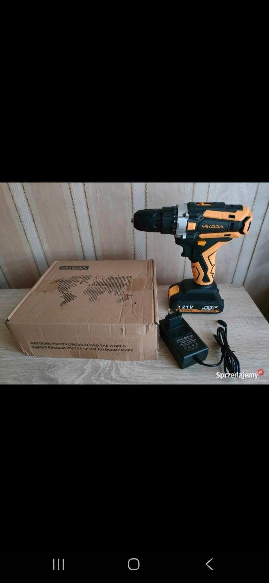Wkrętarka Yikoda FM21-1  21V ! Komplet
