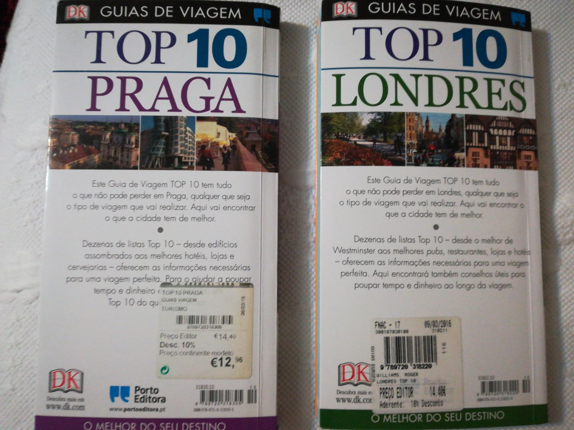 Guias de viagem: Praga, Londres e Cuba
