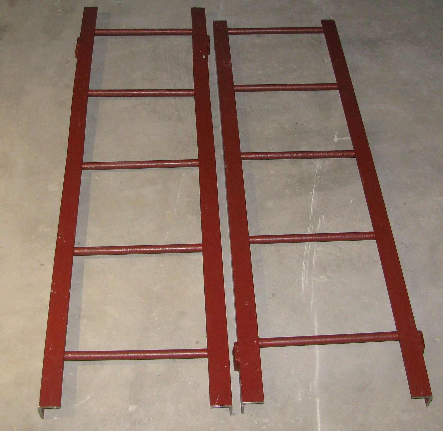 Drabina szybowa przystawna stalowa 10 szczebli 2,8 m 286cm przyścienna
