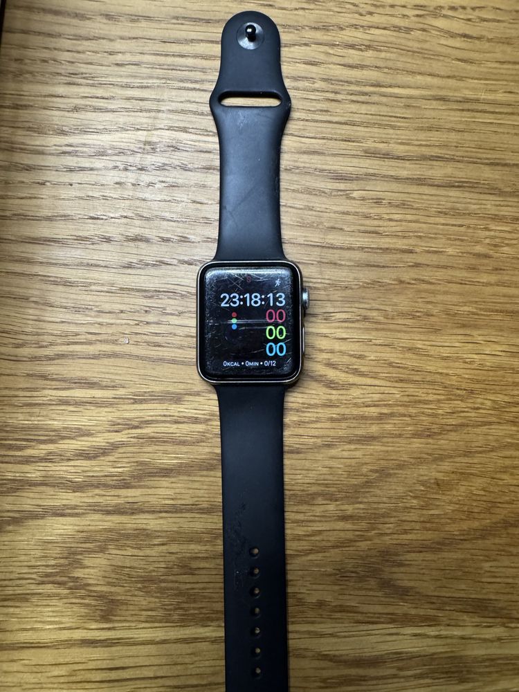 Apple Watch 3. 42mm + ładowarka + pasek