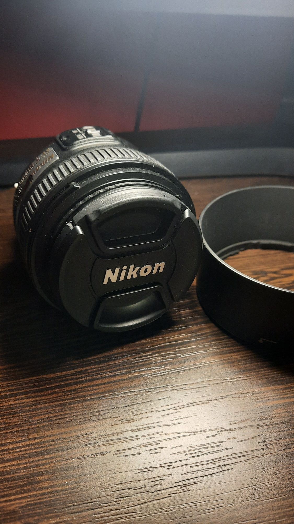 Obiektyw nikkor 50mm 1.8g pełna klatka jak nowy