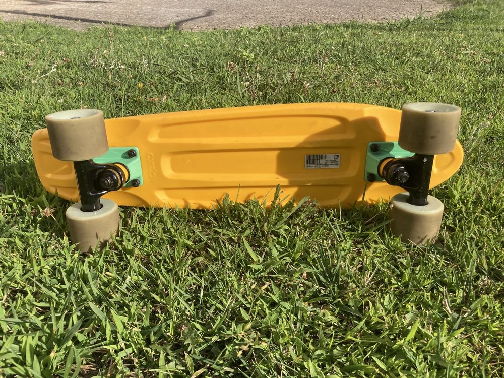 Penny Board/ mini skate amarelo da Oxelo