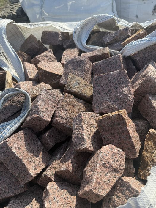 Брусчатка 10х10х5, Бруківка габбро колотая, улучшенная