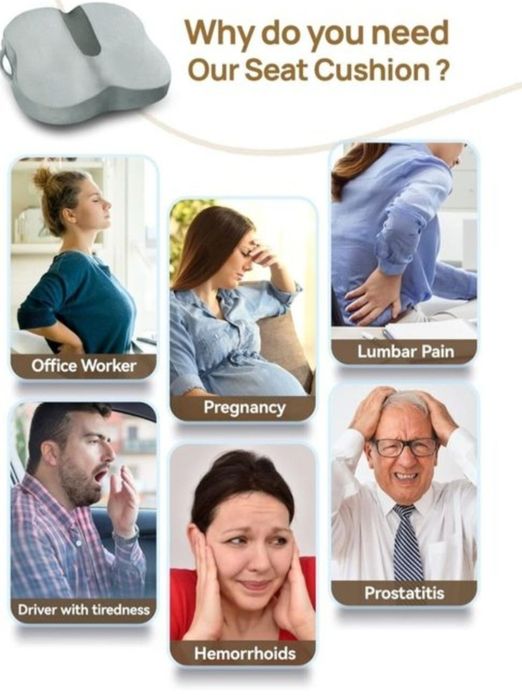 Poduszka na krzesło ergonomiczna