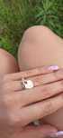 Pierścionek Zawieszka Serce Rose Gold Srebro 925 • NOWY • Na Prezent