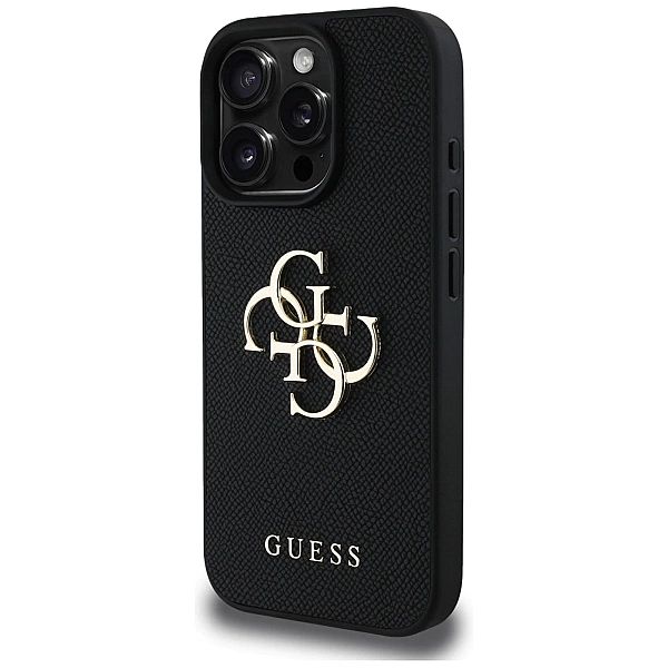 Etui Guess Grained Big 4G Logo Small Classic Logo na iPhone 16 Pro - c