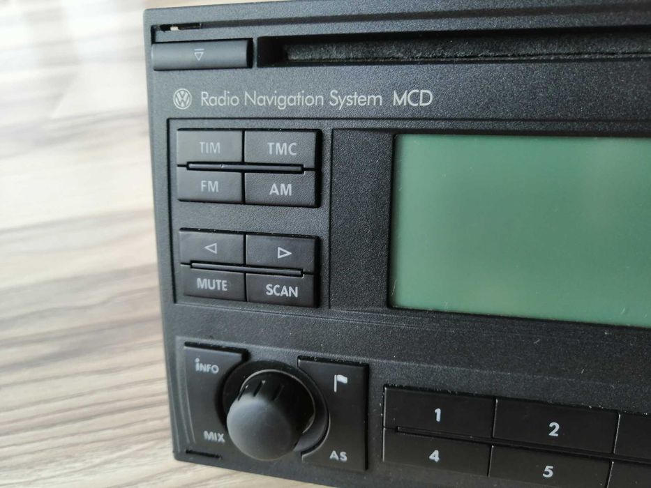 Radio 2 din MCD VW Bora, T5, Polo, Passat, Golf z kodem