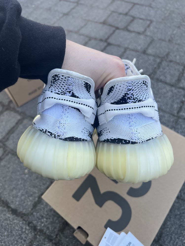 Adidas Yeezy Boost 350 V2 Zebra sneakersy niskie czarno białe 44 2/3
